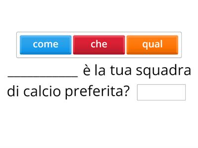 Pronomi interrogativi