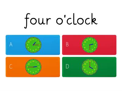 1.2 Reading Clocks & Telling Time