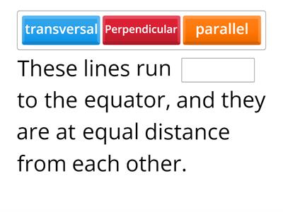 Parallels and Meridians