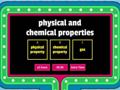 physical and chemical property 