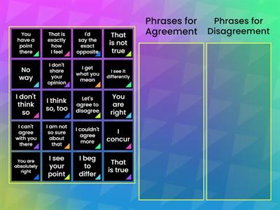 Agreeing or Disagreeing?