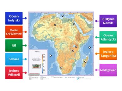 Afryka - mapa 