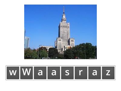 Miasta Polski - anagram