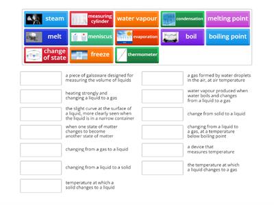 Y7 2.2 Key Terms - Changes of State