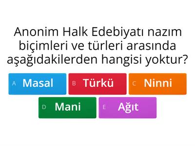 Halk Edebiyatı