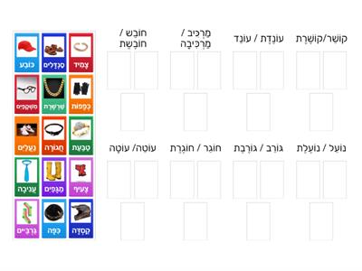 Hebrew verbs for dressing