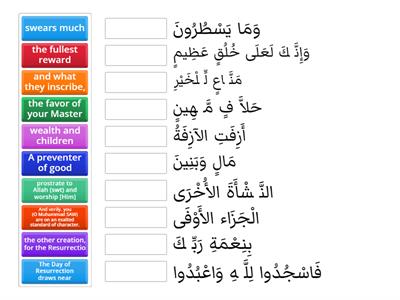 Quran final exam vocab part 2