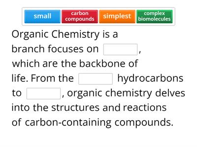 chemistry classified 
