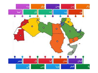 خريطة الوطن العربي 2