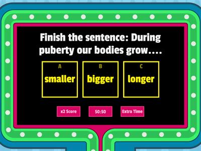 The Puberty Quiz