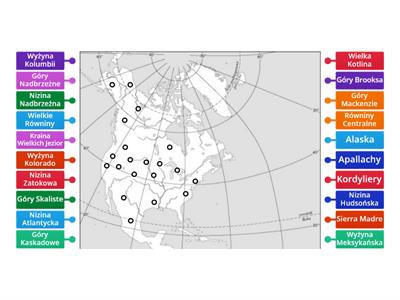 Ameryka Północna - niziny, wyżyny i góry