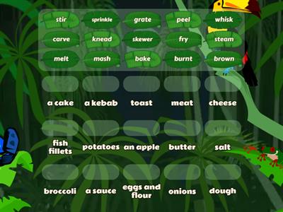 Cooking collocations