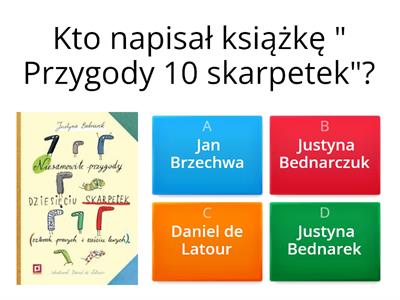 Najtrudniejszy test o książce "Przygody 10 skarpetek".