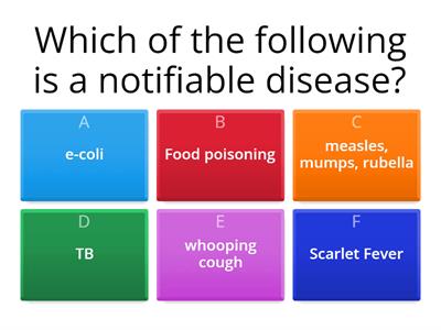 Notifiable diseases