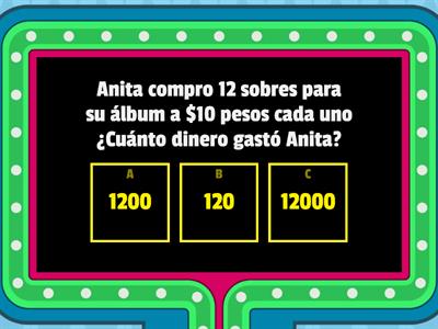 Problemas de multiplicación 2x2 digítos