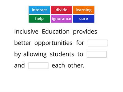 Unit 1 | Topic 2 | The Importance of Inclusive Education in ELT