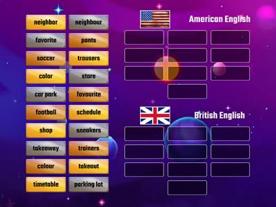 American / British English