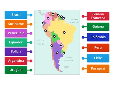 Você conhece a América do Sul?