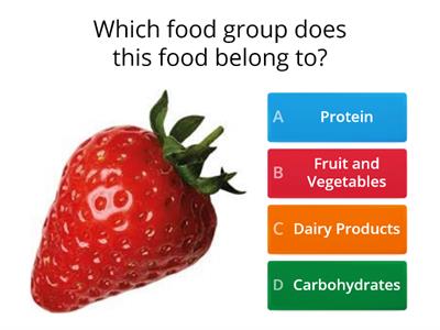 Food Groups Quiz 