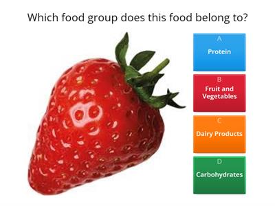 Food Groups Quiz 