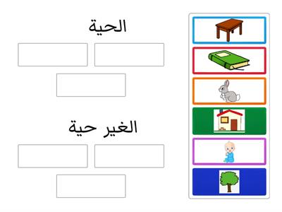 المخلوقات الحية للصف الأول - أ.ضحى العماش