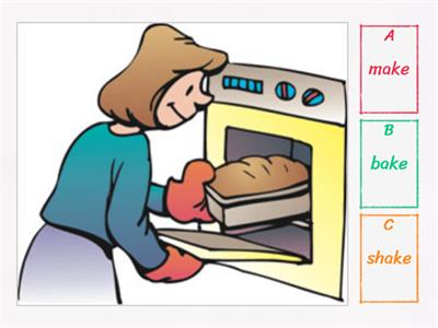 Cooking verbs (Dive into English 2, p. 135)