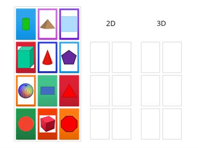 2D and 3D sorting
