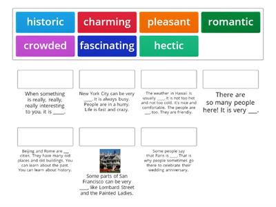 Adjectives to describe cities