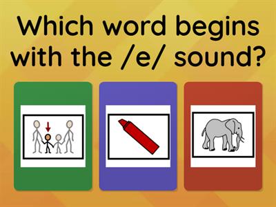 ULS Unit 13 - Lesson 10 - Beginning Sounds field of 3