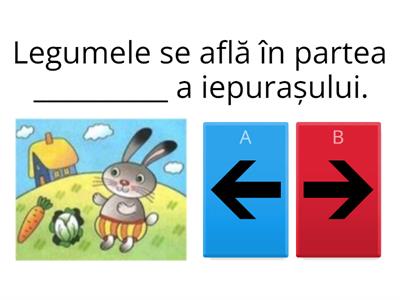 Unde se află? (stânga-dreapta)