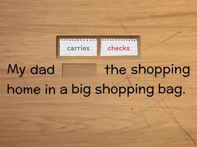 Shopping. Choose the correct word 