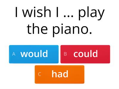 New Horizons - B1+ - Grammar - 5 - 'I wish' vs. 'If only'
