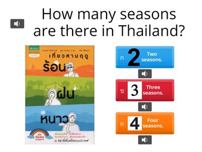 Seasons in Thailand