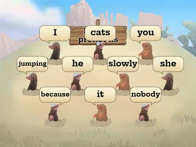 Pronouns - Whack-A-Mole