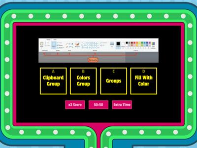 Gameshow Quiz - Microsoft Paint