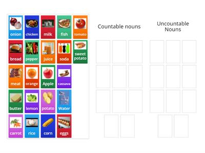 COUNTABLE AND UNCOUNTABLE NOUNS