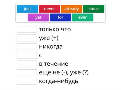 Present Perfect (Markers)