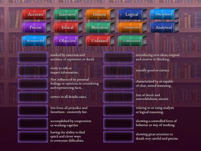 U1: Characteristics of a Forensic Scientist