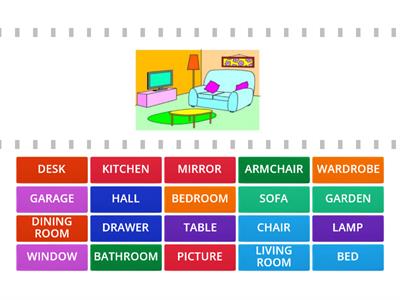 CH 2. Parts of the house + furniture