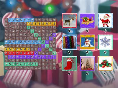 Christmas - wordsearch (+voice)