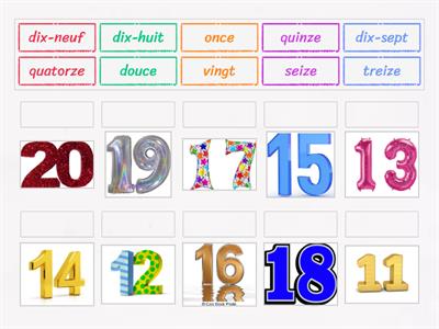 Französisch: les nombres 11-20
