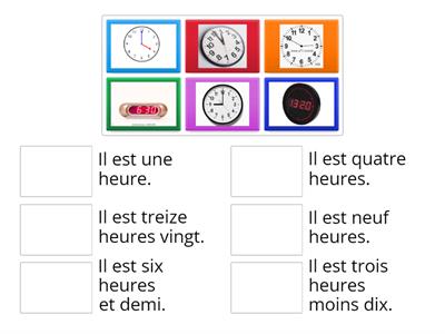 Quelle heure est-il?