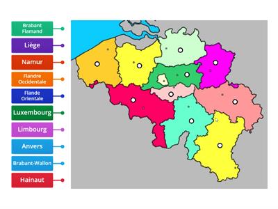 Les provinces de Belgique