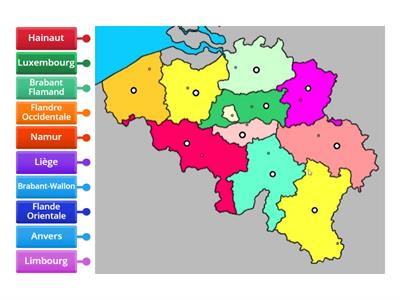 Les provinces de Belgique