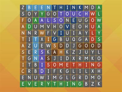 The Four Friends Wordsearch