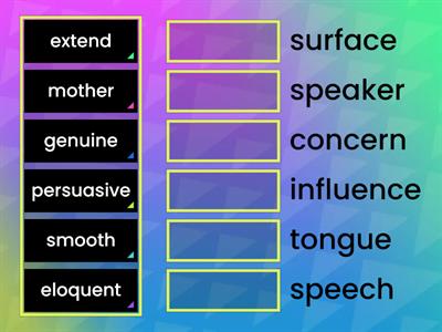 35A Collocations | The gift of eloquence