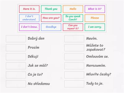 Basic phrases - translation