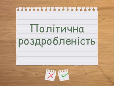 ЗНО. Терміни І частина (давня та середньовічна історія українських земель). 