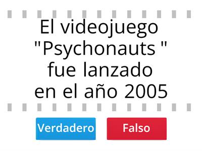 Verdadero o falso sobre videojuegos