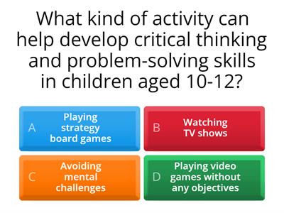Activities for Children Aged 10-12